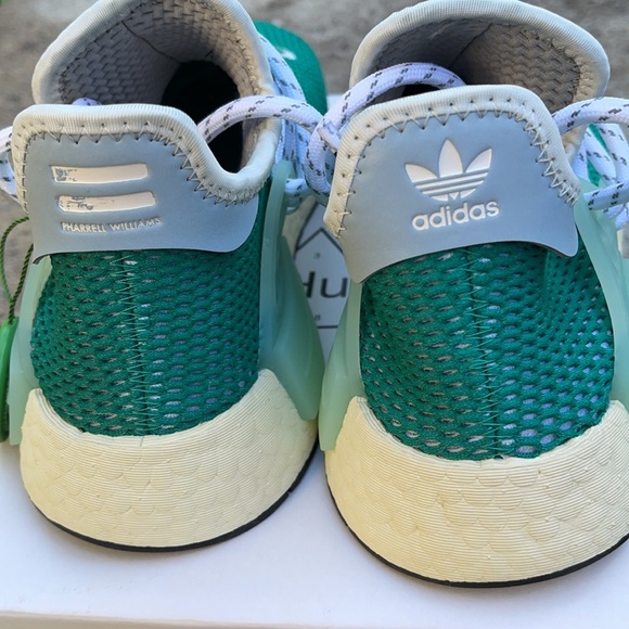 ADIDAS NMD Hu PHARRELL Dash Green 💯 Authentic - Picture 3 of 12